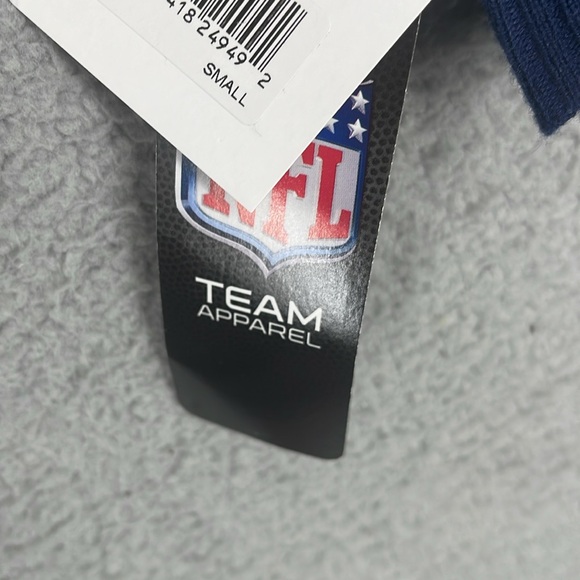 NFL New England Patriots v-neck long sleeve sweater men’s small pullover stretch - Picture 9 of 14